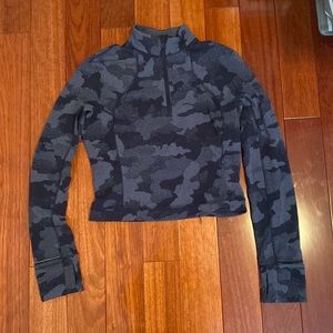 Lululemon It’s Rulu Run Cropped Half Zip